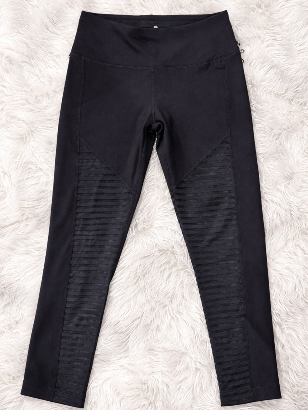 90 Degree By Reflex High Waisted Leggings Black S NWT